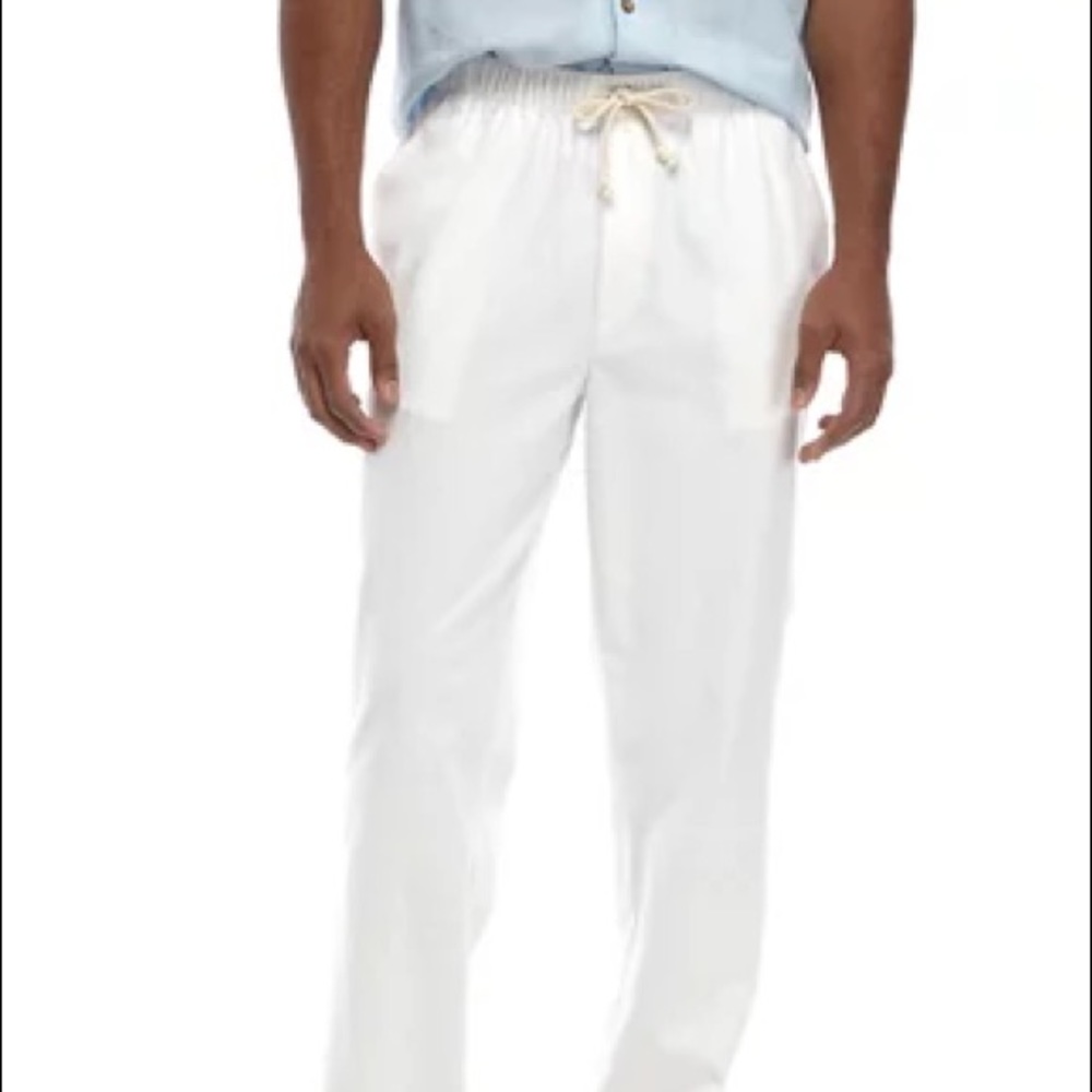White Linen Pants NEW